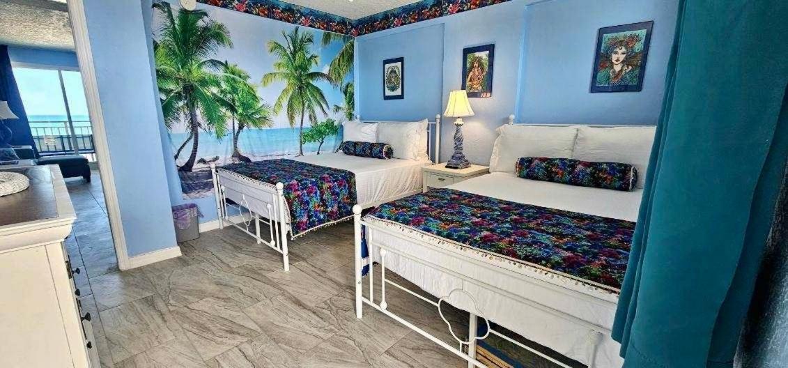 شقة Ocean Breeze - Direct Ocean Front-Pool Is Open دايتونا بيتش المظهر الخارجي الصورة