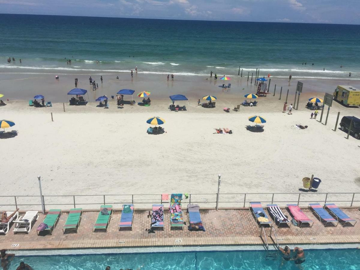 شقة Ocean Breeze - Direct Ocean Front-Pool Is Open دايتونا بيتش المظهر الخارجي الصورة